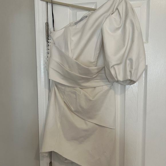 NWT One Shoulder Mini Dress - Picture 3 of 4